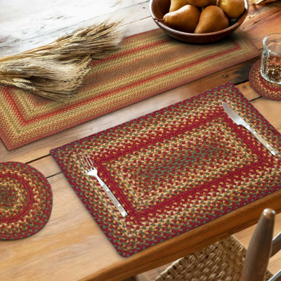 Premium Jute Braided Indoor Table Runners, Size 11"x36"