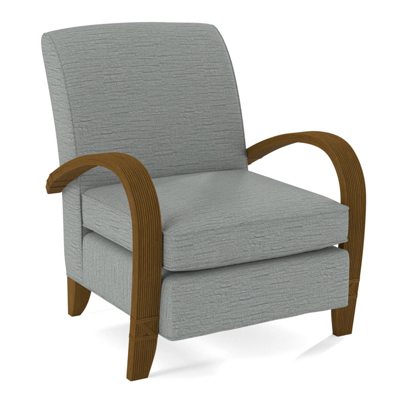 Vero Armchair, Havana, Beige Performance Fabric; 0851-73