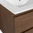 24" Wall-Mounted Bathroom Vanity With Ceramic Sink, 2-Soft Close Drawers, KD-Package-1555100220-1555100221-1555100219