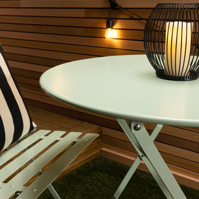Iong 2 - Person Patio Dining Set with Round Table