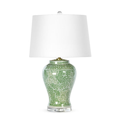 Lampe de table en céramique Faye (vert)