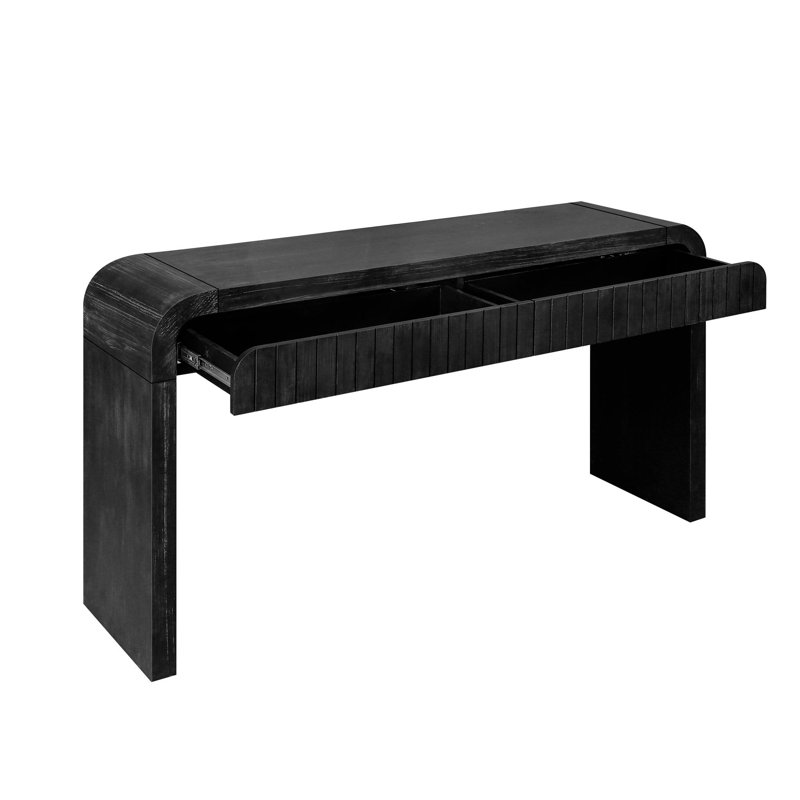 Table d'entrée de style rétro, Noir antique