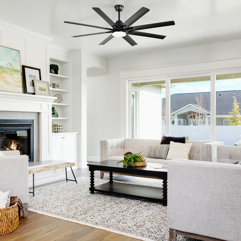 Ceiling Fan with Light, Remote, Reversiable Blade