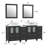 Ravenna 72" Freestanding Double Sink Bathroom Vanity with Engineered Marble Top and Matching Mirrors-23188986