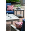 Shelburne 40" Outdoor Weathered Teak Rectangle Coffee Table