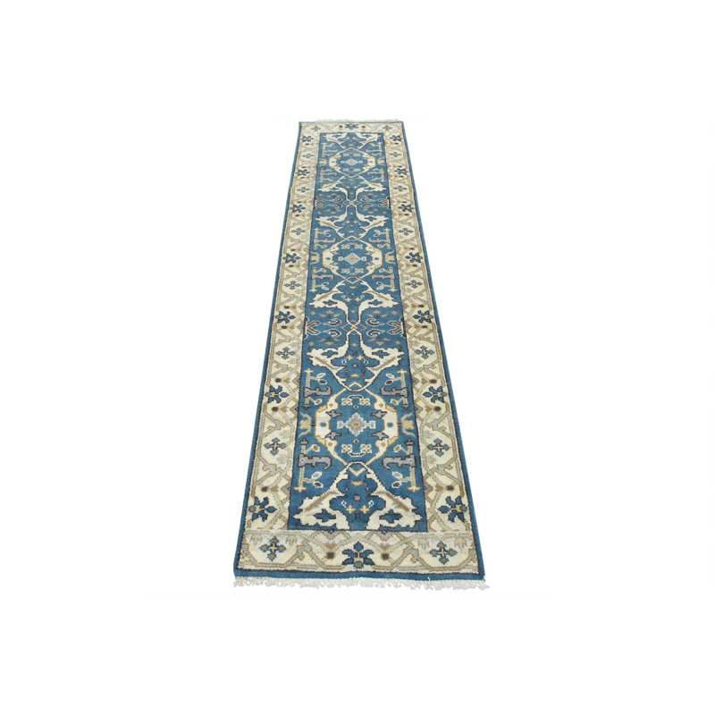 Tapis de couloir unique en laine 2 pi 7 po x 10 pi Deysha