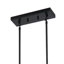 Luminaire suspendu carré / rectangulaire à 5 lumières pour îlot de cuisine Iolande