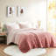 Édredon en fausse fourrure Blush Warm - simple / simple TG, dégradé, doux, confortable, lavable à la machine