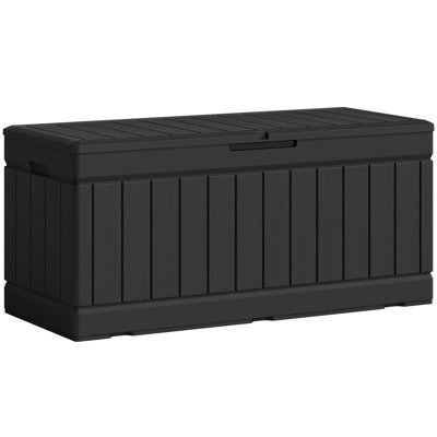 Furmax 45.3'' W 82 Gallons Water Resistant Lockable Deck Box