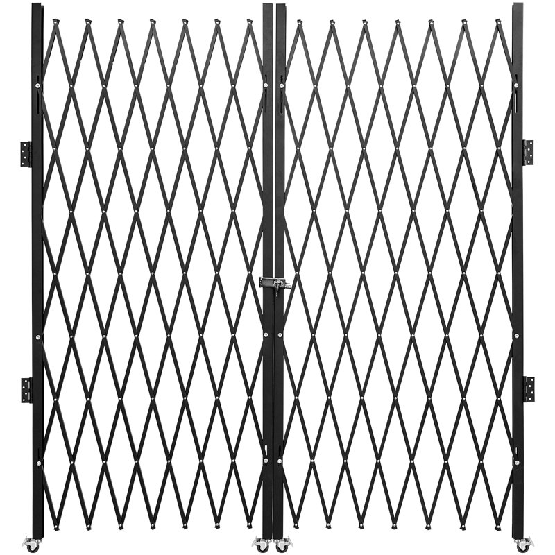 154.9cm H x 309.9cm W Steel Gate, 154.9cm H x 309.9cm W x 5.1cm D