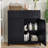 Farmhouse Storage Cabinet with Drawer and Adjustable Shelf, Kitchen Cabinet with Walnut Countertop, Modern Coffee Bar Console Cabinet for Kitchen, Dining Room, Bathroom, Entryway-1008990484