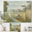 Tranquil Country Field - Reproduction d'art sur toile tendue-55949093