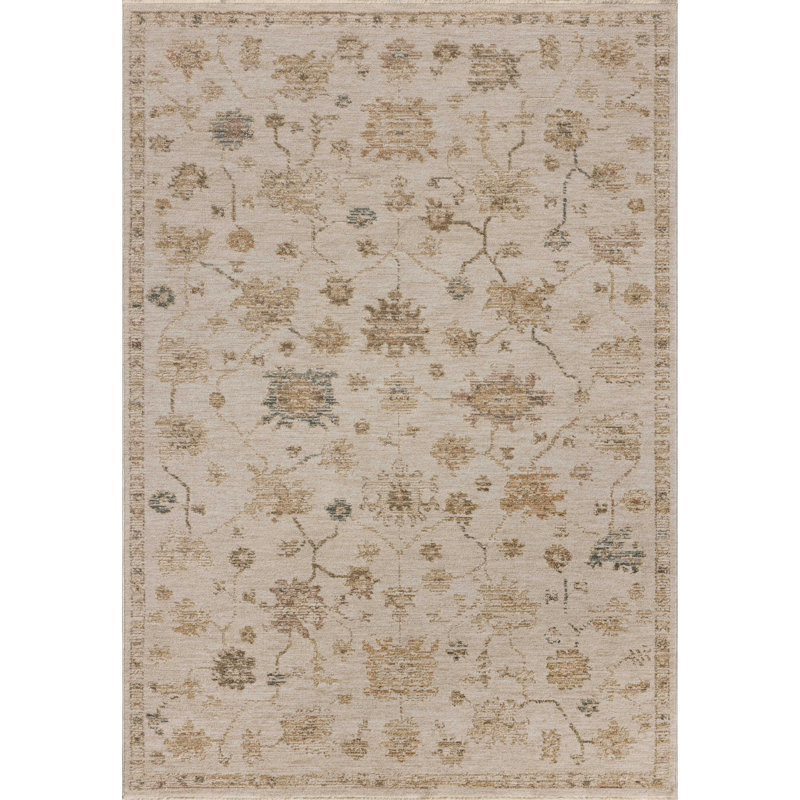 Tapis os / multicolore Bungalow Rose Wrobel, Rectangle 3 pi 6 po x 5 pi 3 po