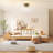 Andretta Glass Semi Flush Mount