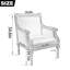 Chaise d'appoint Amando French Country, revêtement beige