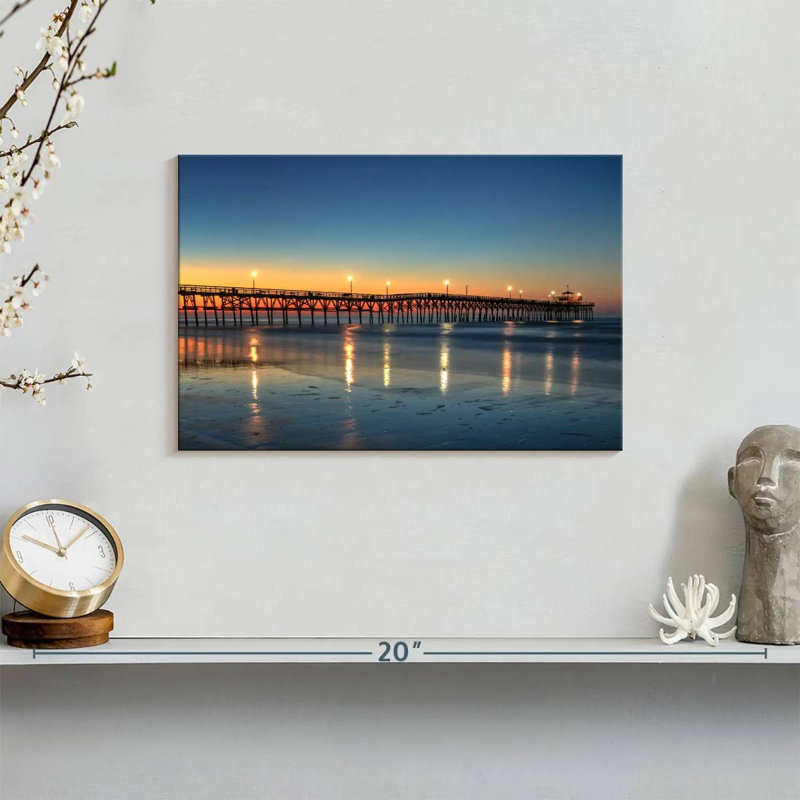 Aletra Cherry Grove Pier, 8" H x 12" W