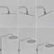 Kenzo Triple Function Outdoor Shower with Single Lever Handle Stainless Steel