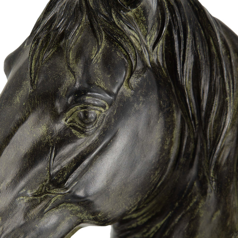 13X5.7X15.8" Equine Sculpture On Base