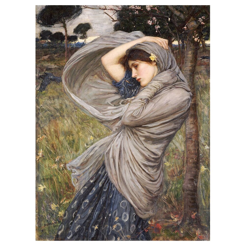 Leinwandbild Boreas von John William Waterhouse