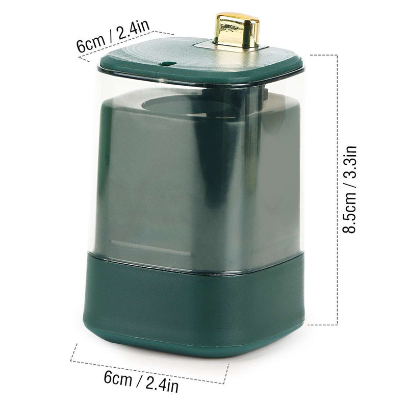 Navario Plastic Toothpick Holder, Green