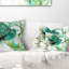 Abstract Fractal Digital Paint Pattern Lumbar Pillow