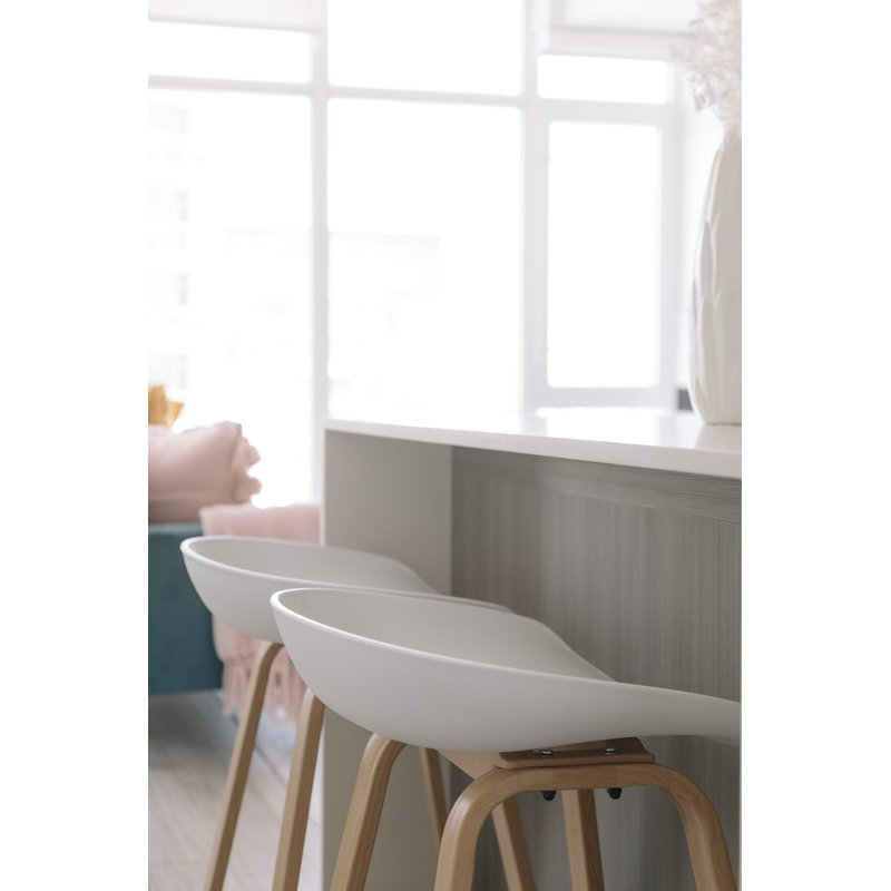 Tabouret de comptoir, Blanc