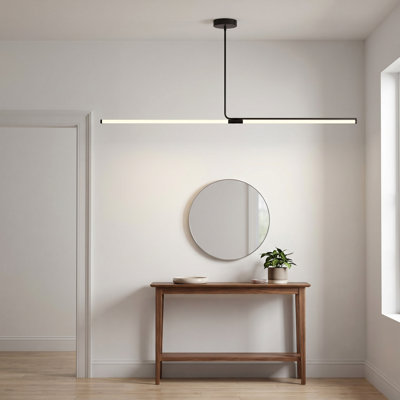 Luminaire suspendu linéaire à 1 lumière Farhanaaz