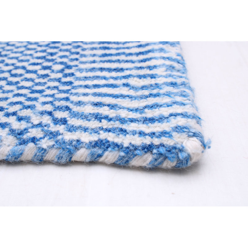 Tapis bleu perle 8 po 11 po x 11 po 11 po