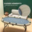 Table de poker pliable Soozier, table de poker ovale 70 po Black Texas