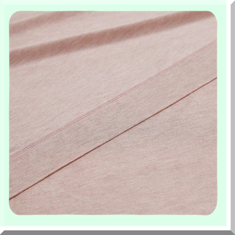 Cotton Bliss Queen Size Pink Knit Sheet