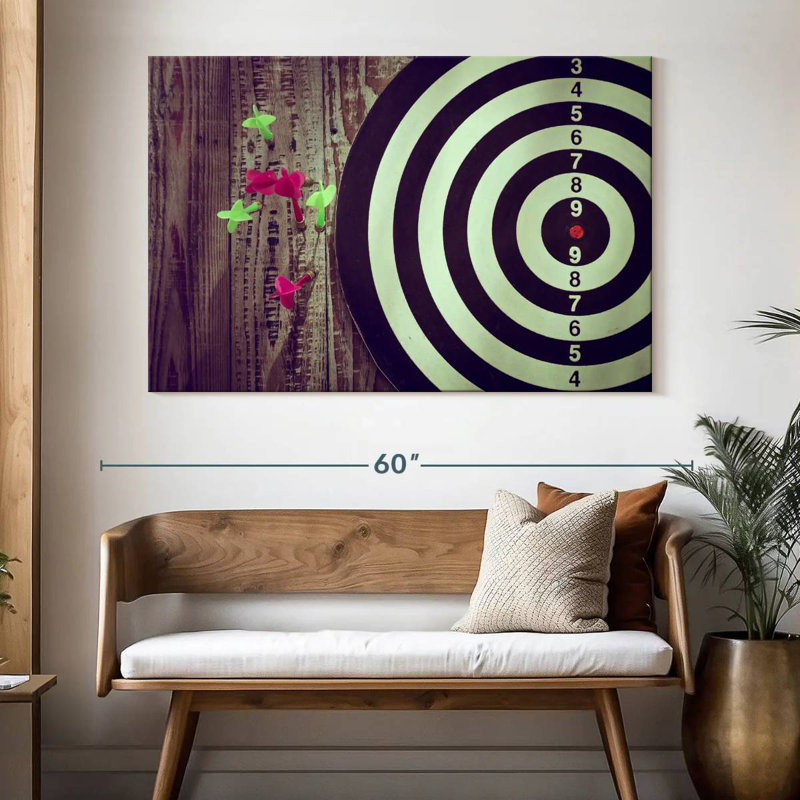 Senne Darts, 34" H x 51" W