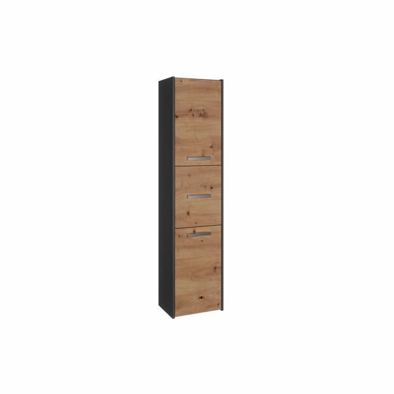 Albee Linen Cabinet, Antracyt/Artisan Oak