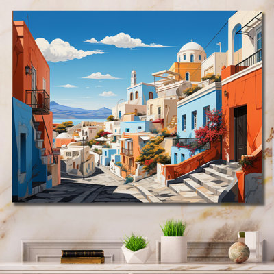 «City Athens Popart III», reproduction sur toile