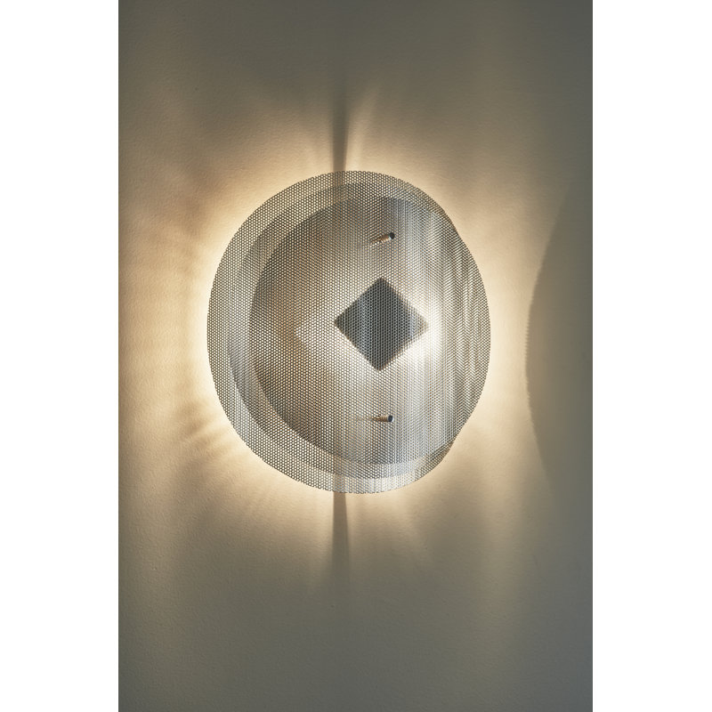Solar Stainless Steel Flush Mounted Sconce