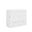Lit escamotable double avec port USB et tiroir-322599324
