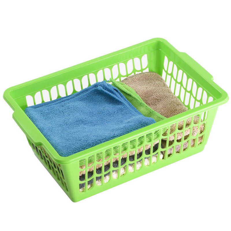 Ensemble de petits paniers en plastique, Vert
