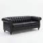 Canapé Chesterfield en polyuréthane à accoudoirs roulés.-1587581828-1584347165
