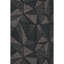 Tapis noir Cerrito lavable à la machine de qualité supérieure-105694813
