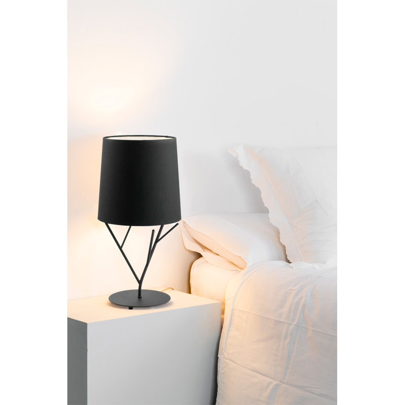 Tree Table Lamp, Black, Black