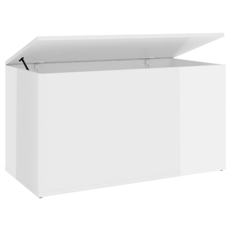 Meuble de rangement vidaXL, Blanc, H 18,1 po x l 33,1 po x P 16,5 po