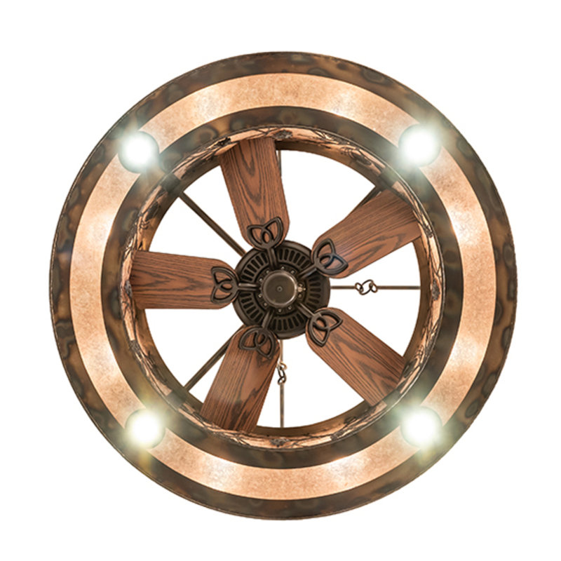 Whispering Pines Downrod Ceiling Fan