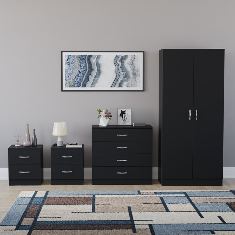 Maybery Piece Bedroom Set, Black