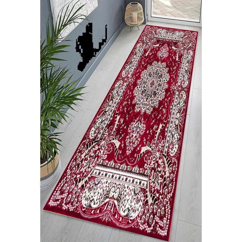 Runner Floral Area Rug, Runner 80 x 300 cm
