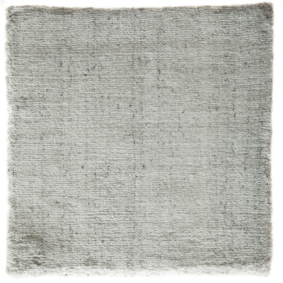 Alrun Minimalist Hand-Loomed Charcoal/Snow Rug