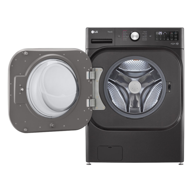 LG 5.2 cu. ft. Mega Capacity Smart wi-fi Enabled Front Load Washer with TurboWash and Built-In Intelligence