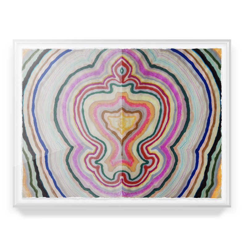 Beauty Inside Agate By Kristi Kohut, Shadow Box Acrylic, 18" H x 24" W