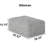 Modern Oversized Modular Sectional Sofa With 2 Ottoman And 2 Seat,Sparkling Chenille Fabric Soft Cushion Sofa With 4 Pillows,4 PCS DIY Combination Tufted Sofa,No Assembly Required,GREY-1160748800