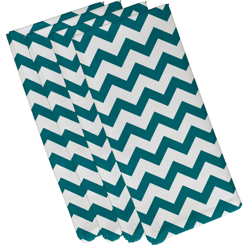 Serviette Aamna, L 18 po x L 18 po, Bleu lac