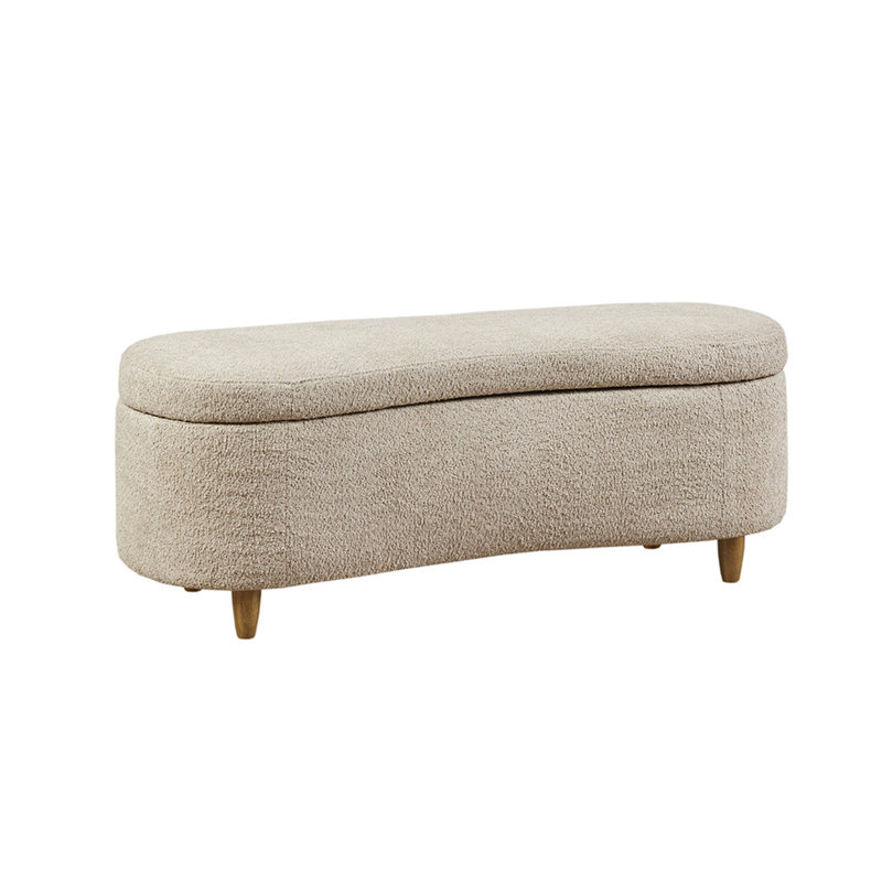 Banc de rangement Boucle, Taupe