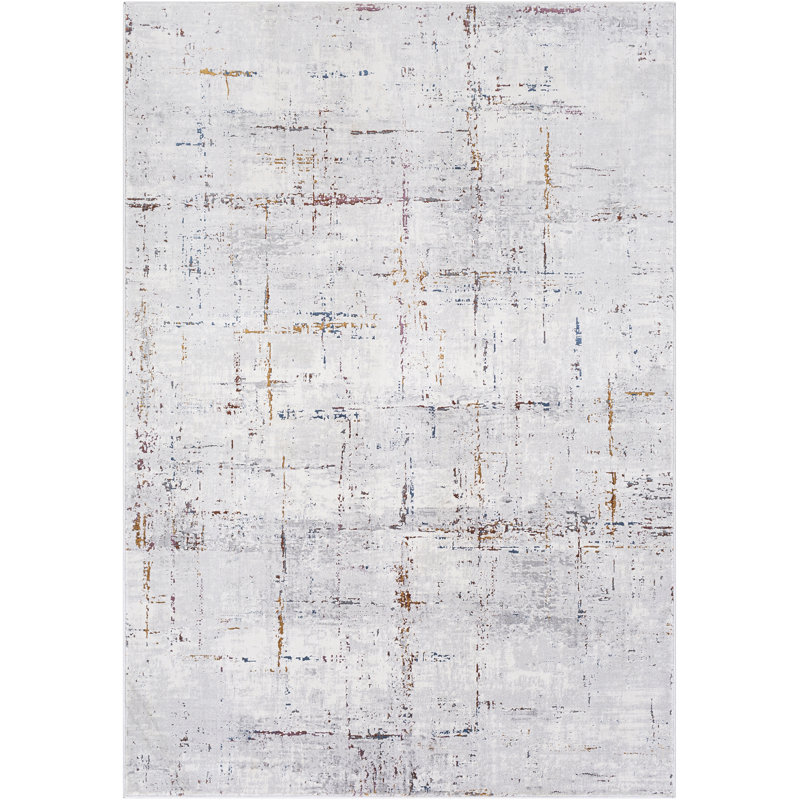 Barros Abstract Indoor Rug, Rectangle 2'7" x 5'
